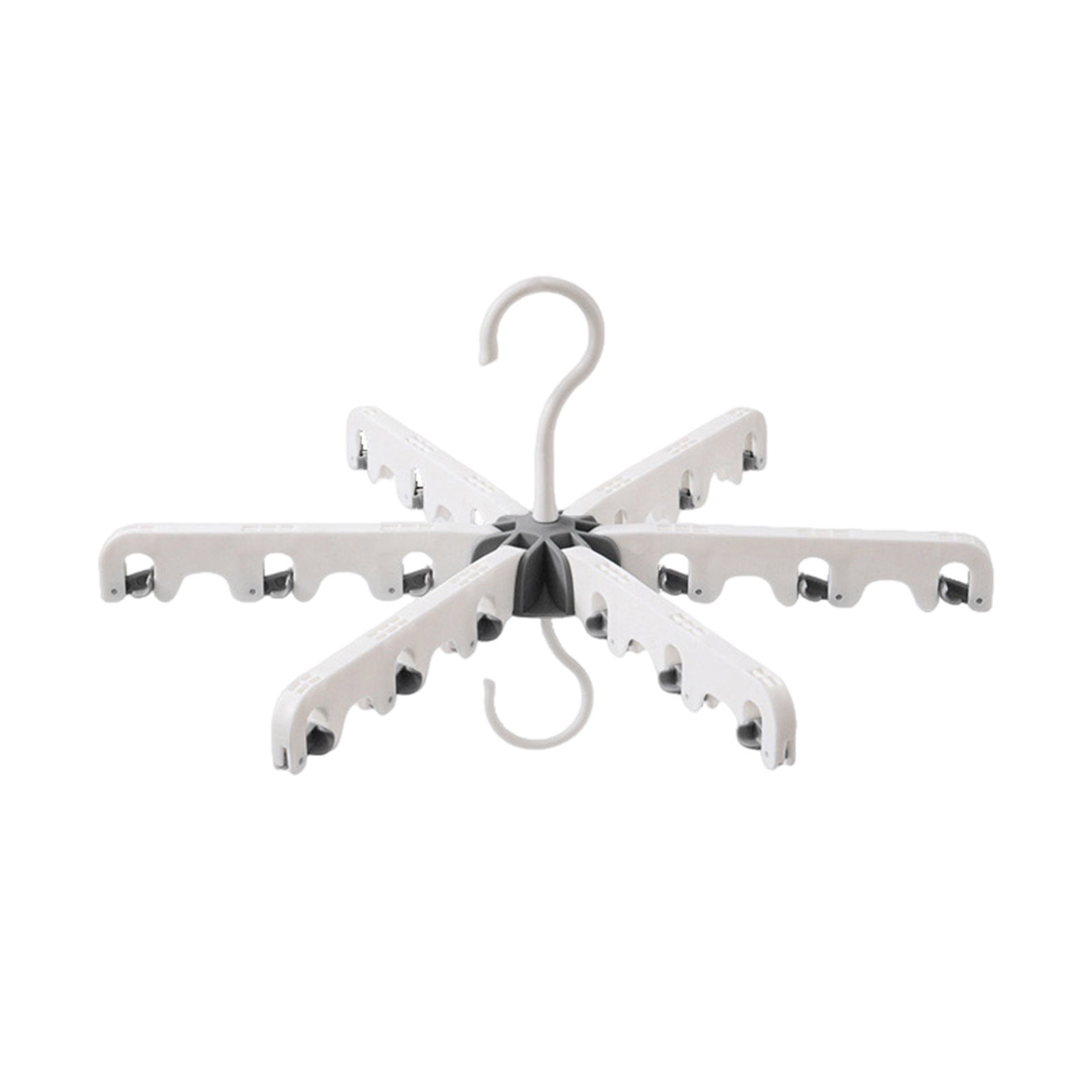 Sock Drying Rack Folding Sock Dryer Clips Drying Rack Hanger Plastic