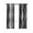 black-grey, variant on Red Ombre Blackout Curtains, Light Blocking Print Window Curtains, Abstract Art Moire Ocean Waves Thermal Insulated Window Drapes for Living Room Kitchen Cafe 2 Panels, 84"W x 84"L