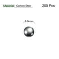 thumbnail image 2 of Unique Bargains Boules de Roulement en Acier au Carbone 14mm Poli de Précision Lot de 200, 2 of 5