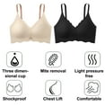 thumbnail image 4 of Sujetador de látex sin costuras para mujer, ropa interior con pechos grandes, muestra pechos pequeños y delgados, 4 of 6