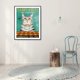 thumbnail image 3 of Pintura de diamante 5D DIY taladro redondo completo cartel de gato negro decoración de pared diamantes de imitación Hugtrwg Para estrenar, 3 of 9