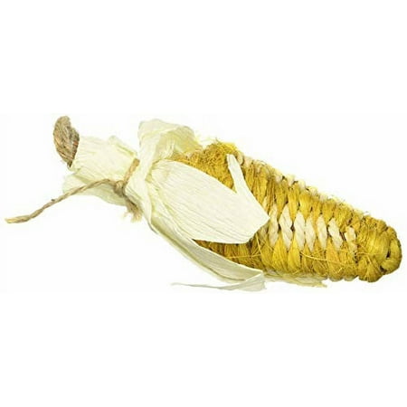 UPC: 0791611130438 | Ware Mnfg (#13043) Crisp-E-Corn Small Animal Corn Husk Chew Toy  Yellow  10