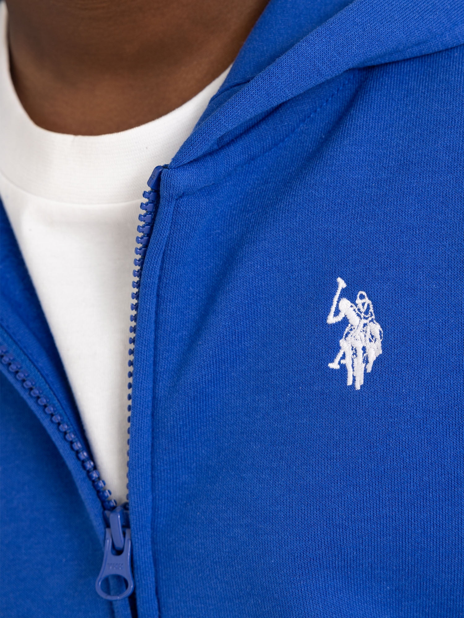 U.S. Polo Assn. Boys Fleece Zip-Up Hoodie, Sizes 4-18