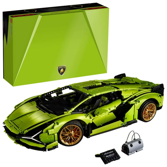 LEGO Technic Lamborghini Siân FKP 37 Building Sets for Adults - Detailed Lamborghini Model Car Kit for Men & Women, Ages 18  Years - Display in Room as Decor - 42115