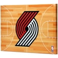 thumbnail image 2 of Portland Trail Blazers 15'' x 22'' Court Canvas Wall Art, 2 of 4