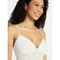 thumbnail image 4 of No Boundaries Peplum Lace Cami Top, Women’s XXS-XXL, 4 of 5