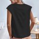 thumbnail image 4 of Camiseta de manga corta informal de verano con cuello redondo y estampado de leopardo para mujer, 4 of 6