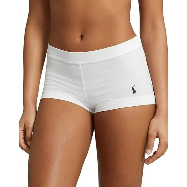 Polo Ralph Lauren Mid Rise Girl Shorts - 4P2022 (White Cloud, M)