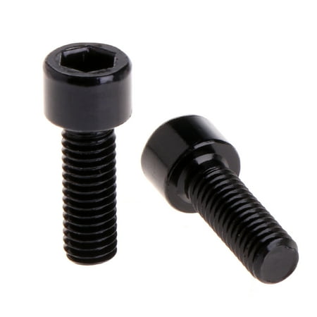 

FAIOIN 1 Pair Bike Water Bottle Cage Bolts M5 Aluminium Alloy Hex Socket Tapping Screws