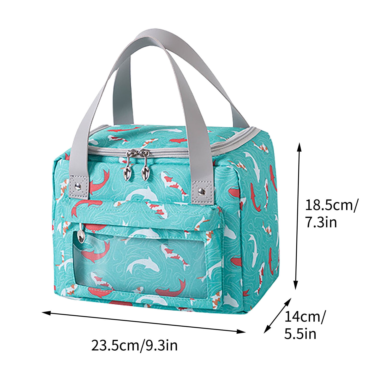 Qisiwole Insulated Lunch Bag for Women/Men, Reusable Leakproof Cooler Thermal Lunch Box Tote Bags Fit for Ice Pack, Adults College Fashion Lunch Bags