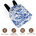 thumbnail image 6 of Blue Floral Baroque Pattern Small Backpack Cute Mini Backpacks For Woman Lightweight Daypacks, 6 of 8