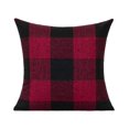 thumbnail image 2 of Fundas de Almohada Decorativas VAKADO 51x51cm Cuadro Rojo y Negro 2 Piezas, 2 of 3
