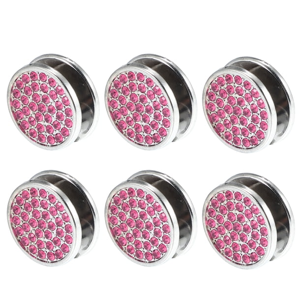 6uds 22mm Costoso Coche Tablero Ganchos Almacenamiento Ganchos Coche Accesorios Rosa