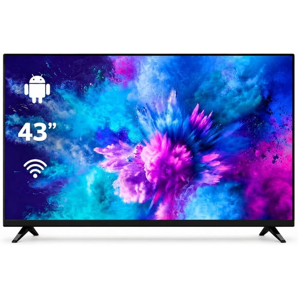 Smart TV 43 Pulgadas DLED Full HD Pantalla Inteligente con Conexion Audio Optica 2 HDMI 60 Hz Ideal para Series Películas Deportes y Videojuegos