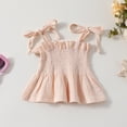 thumbnail image 5 of Girl Summer Cotton And Linen Camisole Short Shirt Shorts And Toddler Suits, 5 of 9