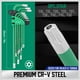 thumbnail image 4 of Juego de llaves Allen con llave hexagonal HORUSDY, 37 piezas, SAE y métricas con torque, 4 of 9