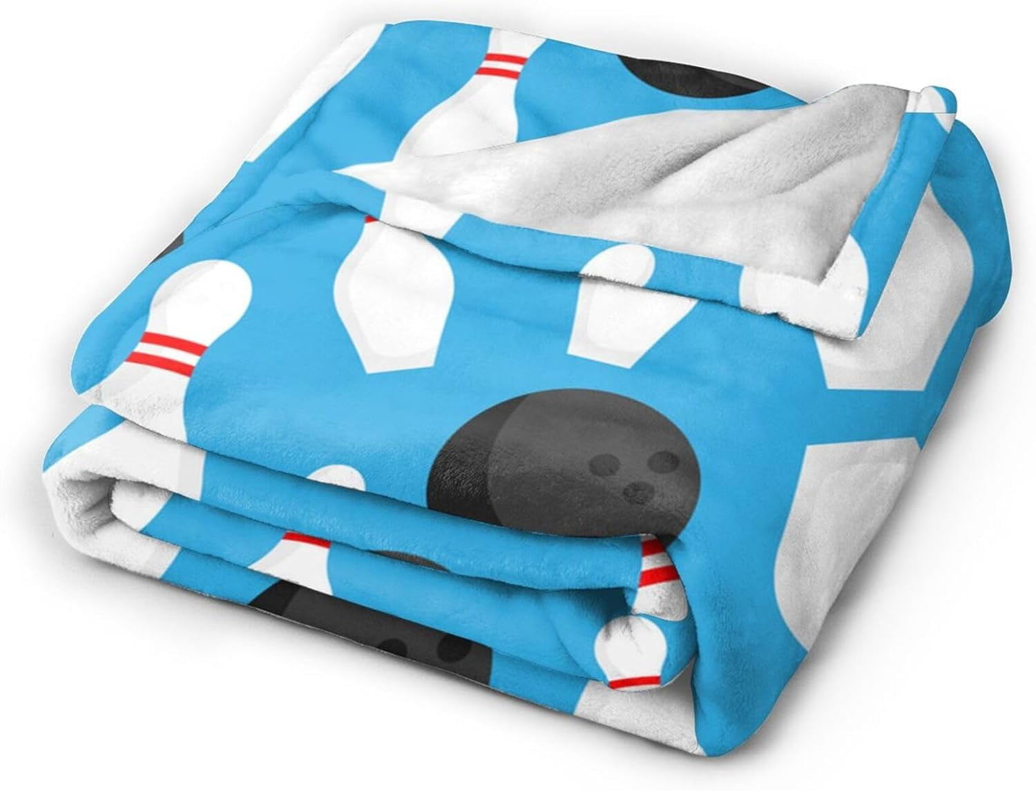 Bowling Blanket Throw - Soft Flannel Plush Blanket For Sports Fans, Perfect For Sofa, Bed, Travel - 3 Sizes Available - View #8