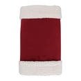 thumbnail image 3 of Manguito de mano con calefacción portátil, calentador de manos con calefacción engrosada de felpa, calentador eléctrico recargable por USB para otoño e invierno, cálido, 10W, 5V, rojo purpúreo, 3 of 14