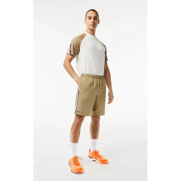 Lacoste MEN’S RECYCLED POLYESTER TENNIS SHORTS Size Large