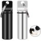 thumbnail image 1 of Llavero pequeño de caja de pastillas de bolsillo, paquete de 2 pack, mini organizador portátil de la píldora de aleación de aluminio, contenedor para bolso, soporte de la píldora de metal impermeable, Feliz Sencillez, 1 of 5