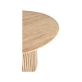 thumbnail image 5 of Meridian Furniture Genoa Beige Travertine Stone Dining Table, 5 of 10