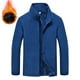thumbnail image 1 of Fiudx Chaqueta de Invierno, Abrigo Acolchado y Cálido, Suéter de Cuello Alto, Forro Polar Térmico Ligero, para Deportes Al Aire Libre, Estilo Masculino, Lujoso a Máquina., 1 of 6