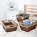 thumbnail image 3 of Honey-Can-Do STO-08400 Paniers, Naturel, Brun Foncé, 3 Unités, 3 of 4