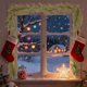 thumbnail image 5 of Guirnalda Navideña de Ratán con Agujas de Pino de 1 Metro | Decoración de Vegetación Artificial con Frutos Rojos y Piñas | Adorno Navideño de Plástico Resistente para Puerta | Ideal para Decorar Mesa, 5 of 6