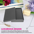 thumbnail image 7 of Novel Box Silver Jewelry Box for Necklace 5.5x8x1.87 Inches - Necklaces Gift Box for Proposal, 7 of 7