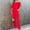 Red, variant on Summer And Spring Women's One Line Shoulder Fashion Temperament Off The Shoulder Jumpsuit Jean Jumpsuits And Rompers Long Sleeve Rompers Juniors Sequins Romper Short Jumpsuits for Women Body Suit Cute