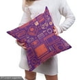 thumbnail image 4 of Ambesonne Gaming Fabric by the Yard Upholstery, Game Items Illustration Art, 5 Yards, Purple Burnt Sienna, 4 of 4