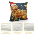 thumbnail image 4 of Nawypu  Christmas Themed Christmas Golden Retriever Dogs with Christmas Costume Decorative Throw Pillow Case for Home Living Room Girls Room Sofa Couch Bed Decor, for Mom Girls, 4 of 5
