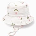 thumbnail image 4 of TOWED22 Baby Toddler Girls Bucket Hat Newborn Sun Hats for Boys Classic Infant Summer UV Protection Hats Kids Beach Cap(Light Pink,6-12 M), 4 of 4