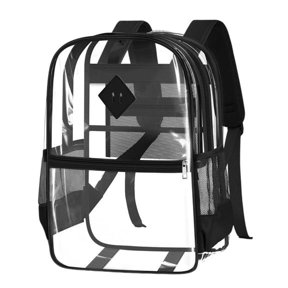 Clear Backpacks for School Large Capacity Waterproof Clear Backpack for Middle High School Stadium Events