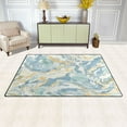 thumbnail image 3 of Watercolor Pattern Soft Polyester Area Rug 31''x20'', Non Slip, Memory Foam, Water Absorbent, 3 of 7