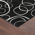 thumbnail image 3 of Addison Rugs Chantille Indoor/Outdoor Transitional Geometric Black Machine Washable Rectangle Rug, 5' x 7'6", 3 of 8