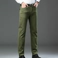 Capri Pants Male Jeans Regular Fit Comfort Stretch Knit Denim Jeans ...