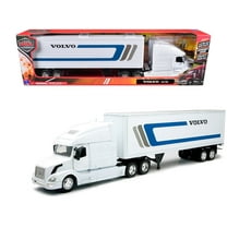 Volvo VN-780 Truck with Dry Van Trailer White "Long Haul Truckers" Series 1/32 Diecast Model by New Ray