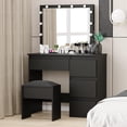 thumbnail image 2 of Vanity Desk, Makeup Vanity Desk , Makeup Table, Light Mirror and Power Outlet, 2 of 7