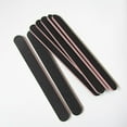 Limei 20 Pack 100/180 Grit Nail Files, Black Professional Reusable