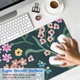 thumbnail image 4 of Non-Slip Wildflower Gaming Mouse Pad - Large 31.5 × 11.8 inch Size - Waterproof, Durable Stitched Edges - Ideal Office Desk Pad for Work/Game/Office., 4 of 7