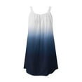 thumbnail image 5 of OKBOP Camis Sleeveless Round Neck Dress Women's Summer Printed Sleeveless Scoop Neck Sexy Sundress Casual Swing Beach Dresses orange Bodycon Dress Clearance Black L(8), 5 of 6