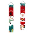 thumbnail image 3 of Decoración colgante de puerta de pared de Navidad Decoración de escena multipropósito Accesorios de fondo Regalo Adornos colgantes Pareado para Estilo G Gloria Decoraciones pareado, 3 of 7
