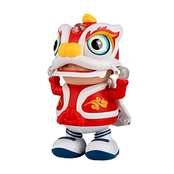 Kyusrd Toys Savings Items for Kids!Traditional Chinese LIONs Boy Boy Dancing LIONs Boy Boy Toy Interactive Shaking Head Dance Toy With Music and Lights Walking for Kids