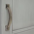 thumbnail image 3 of GlideRite 3 in. Center Arched Square Pulls Cabinet Hardware Handles, Satin Nickel, Pack of 10, 3 of 5
