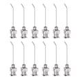thumbnail image 1 of 12uds Dispensadoras Agujas, 22 Calibre 1" Inoxidable Acero Romo Punta 45 Grados Dobladas Dispensadoras Agujas para Tinta Cartuchos, Pegamento, Jeringas, Carpintería, 1 of 5