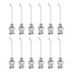 thumbnail image 1 of 12uds Dispensadoras Agujas, 22 Calibre 1" Inoxidable Acero Romo Punta 45 Grados Dobladas Dispensadoras Agujas para Tinta Cartuchos, Pegamento, Jeringas, Carpintería, 1 of 5