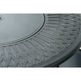 thumbnail image 4 of Walden 44 Round Gas Fire Pit Chat Table with Clear Glass Fire Beads, 4 of 5