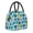 Black, variant on Horeoi Cartoon Monster Pattern Large Insulated Lunch Bag for Work, School, Picnic - Waterproof, Durable Oxford Cloth, Comfortable Handle-Black