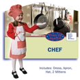 thumbnail image 1 of Dress Up America Chef Fille à Carreaux Rouges - Grand 12-14, 1 of 2